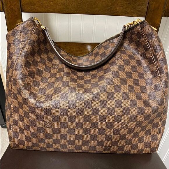 Louis Vuitton Portobello Shoulder Bag Damier Ebene Brown - Picture 1 of 10